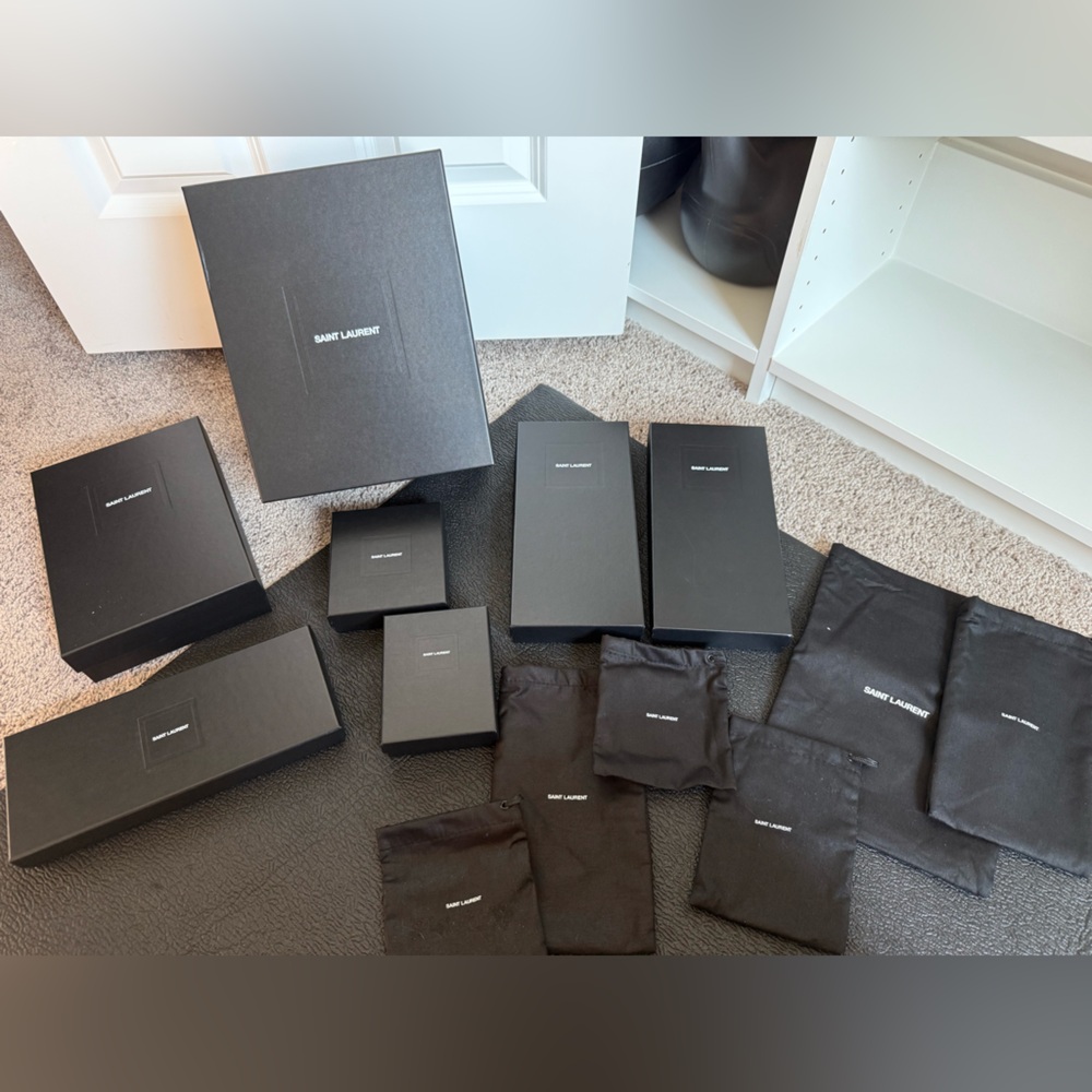 Saint Laurent Dust Bags and Boxes